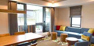 Family suite with an open-air bath with sky view & sky view room (153㎡~)： 8th floor