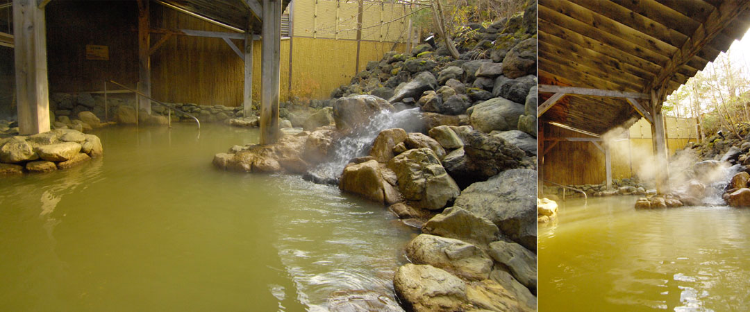 Open air bath